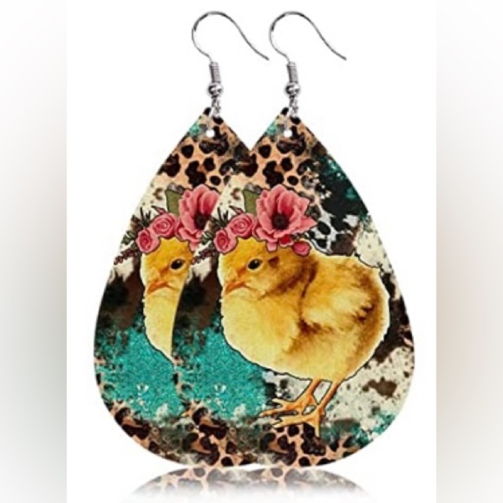 2 Pair Farmhouse Teardrop Earrings